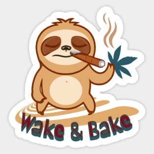 Wake & Bake Sticker